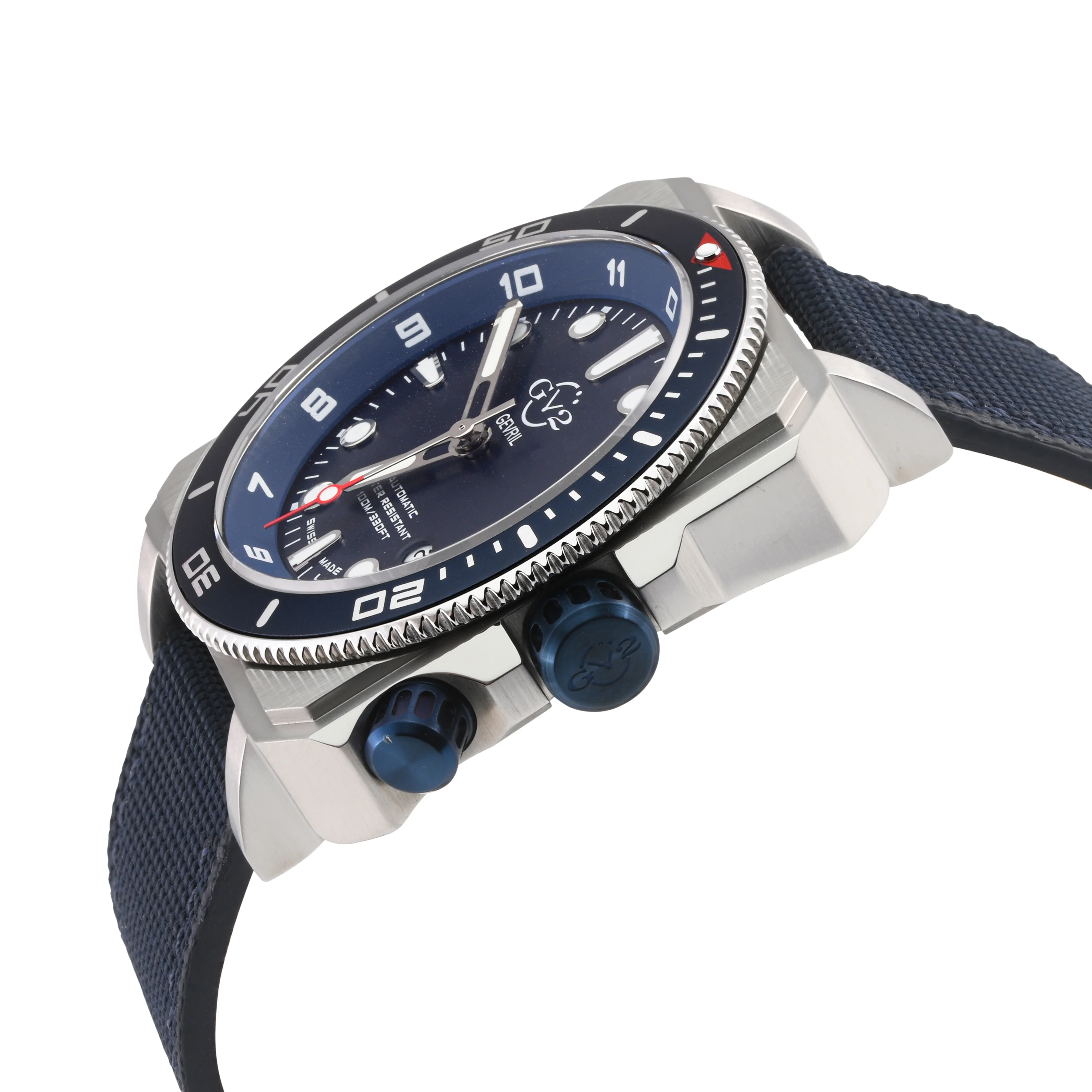 XO Submarine Sellita SW200 rotating bezel Blue dial  Divers watch | Blue Dial - Image 3