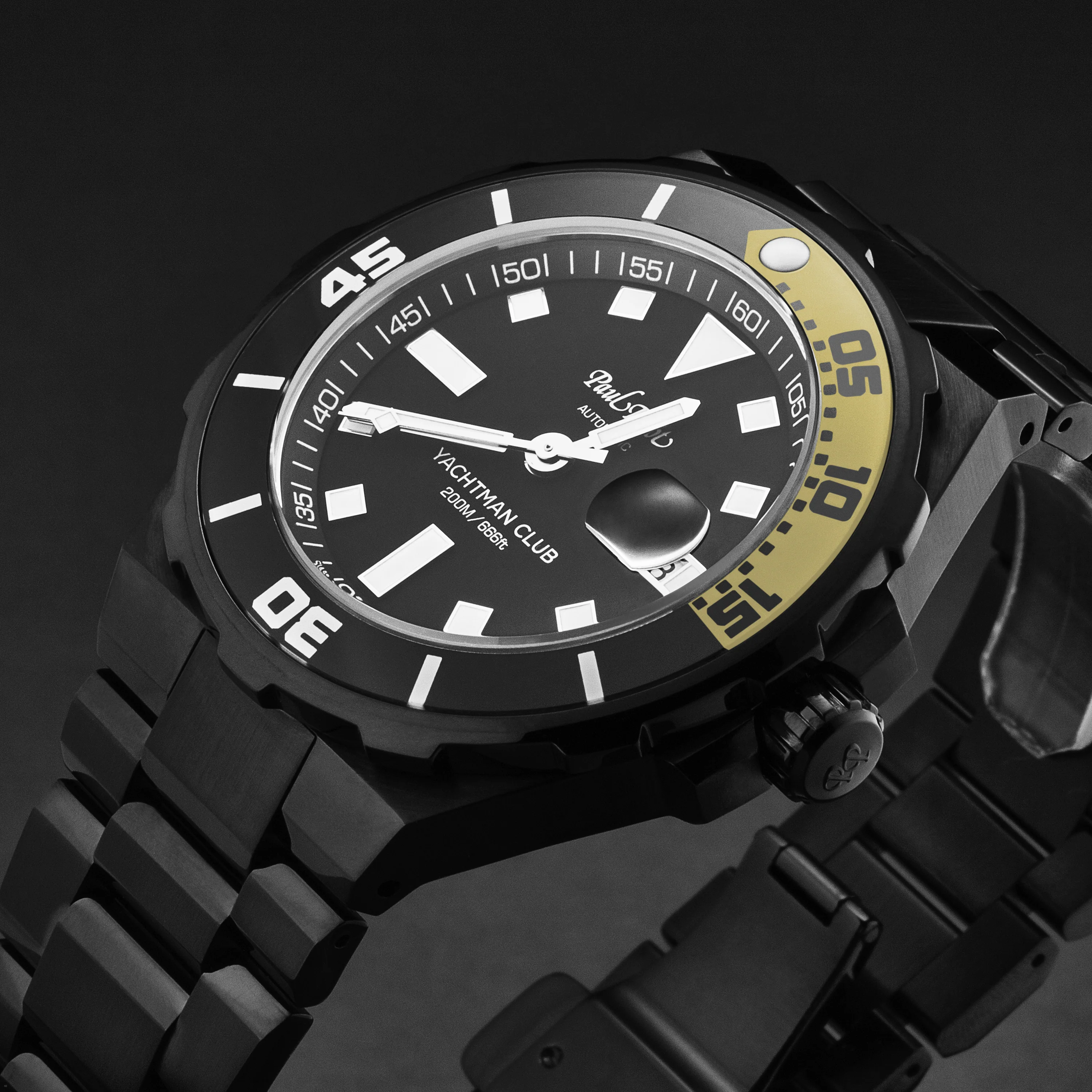 Yachtman Club P1251NNJ4000N3 / Black | Black Dial - Image 2