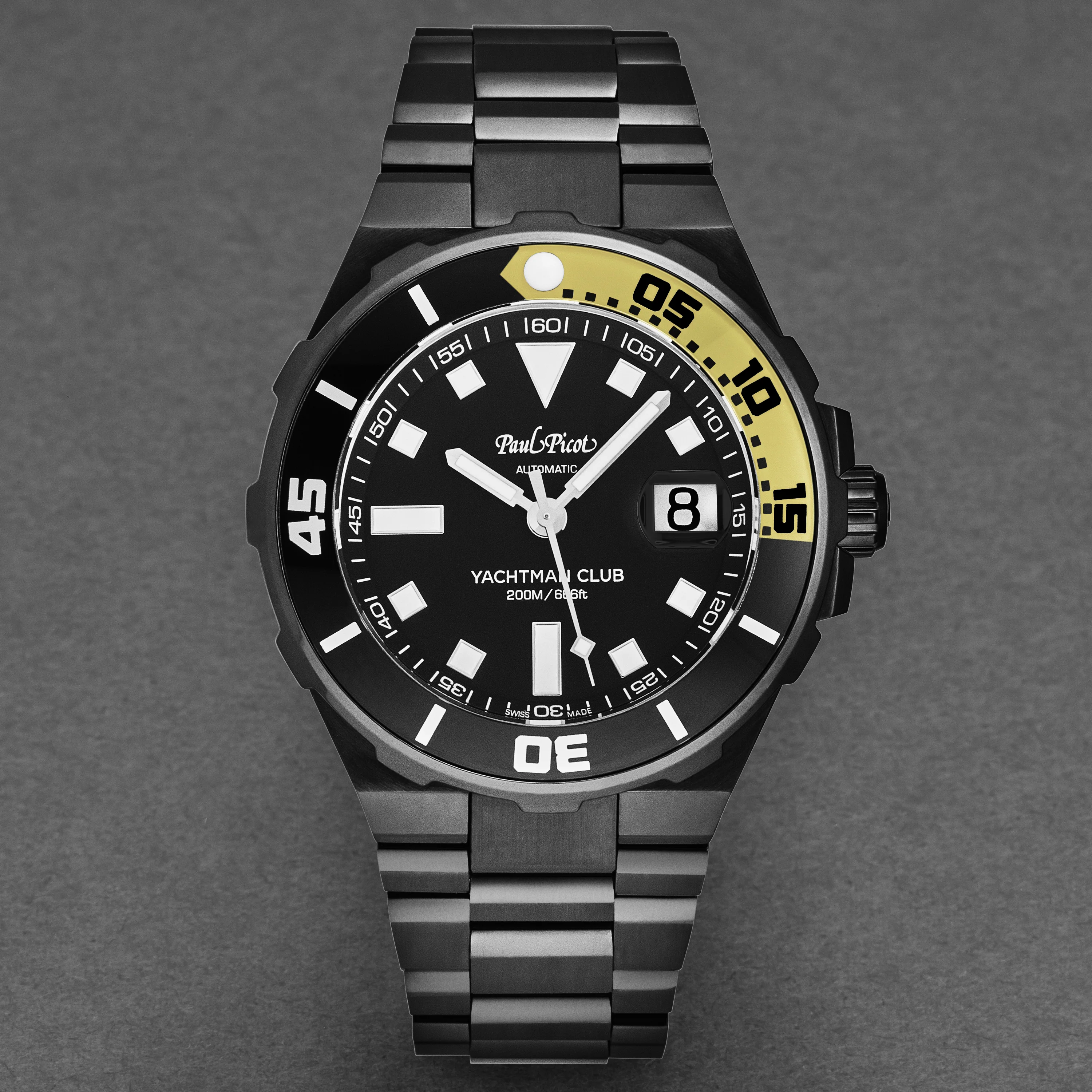 Yachtman Club P1251NNJ4000N3 / Black | Black Dial - Image 4