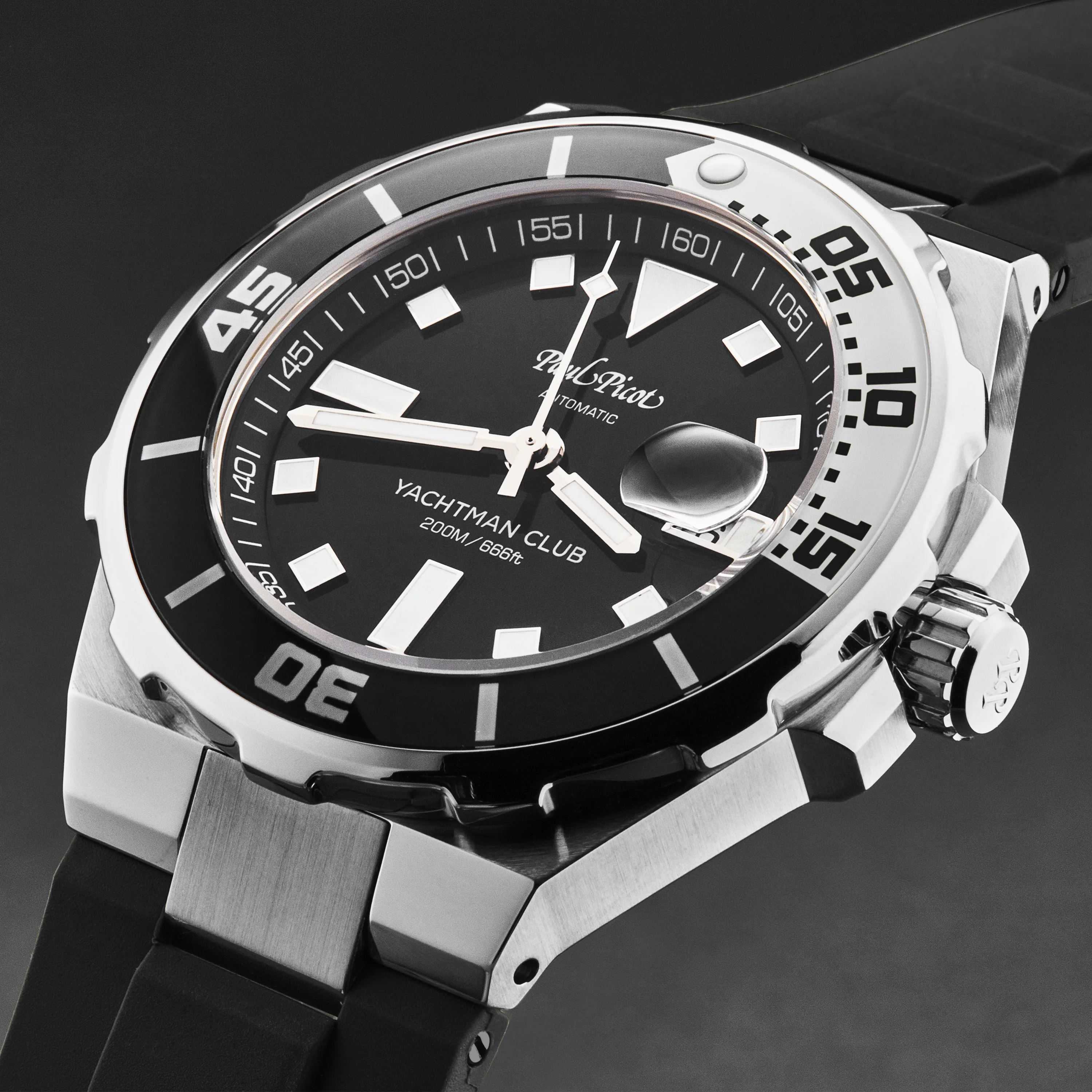 YachtmanClub P1251NBLSG3614C / Black | Black Dial - Image 2