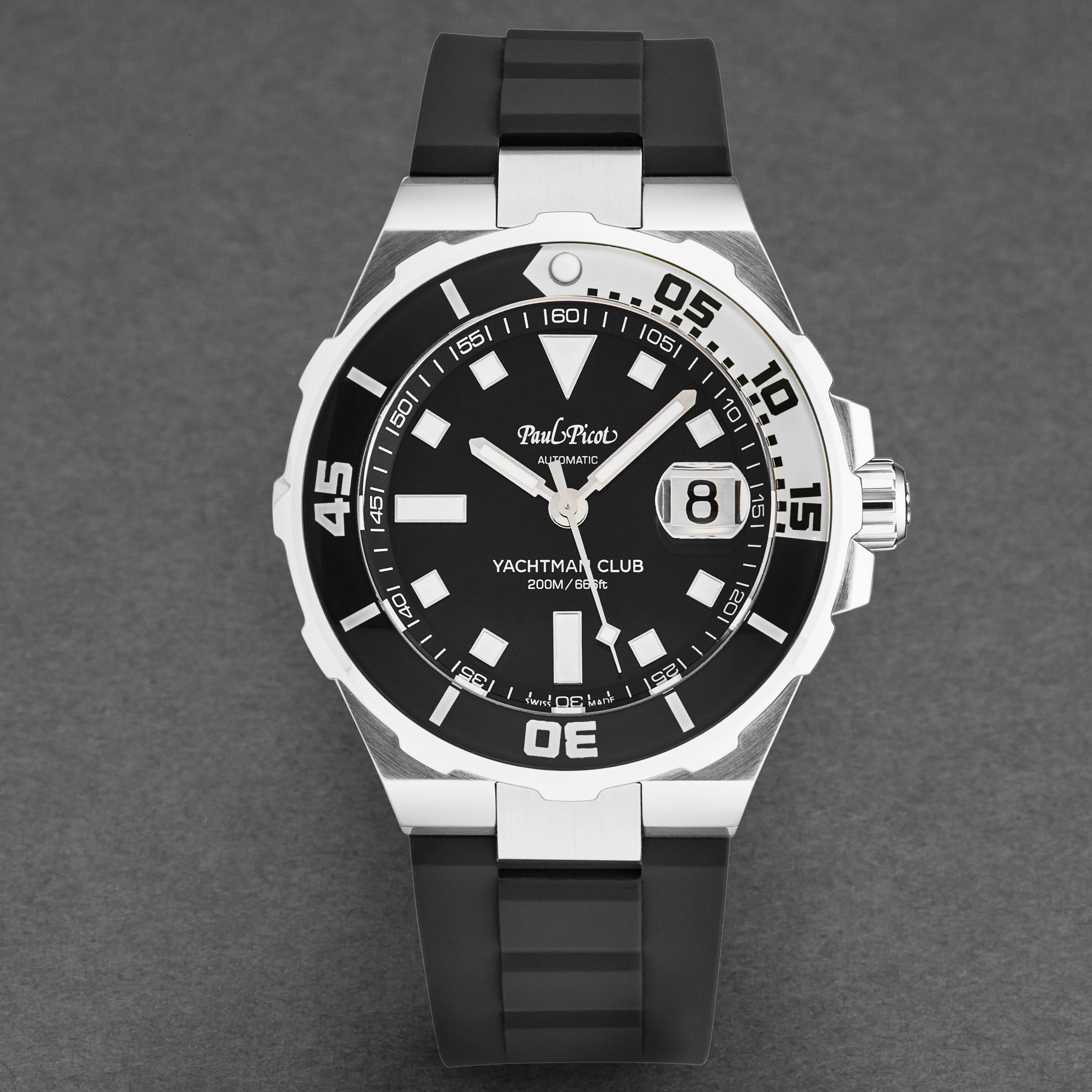 YachtmanClub P1251NBLSG3614C / Black | Black Dial - Image 4