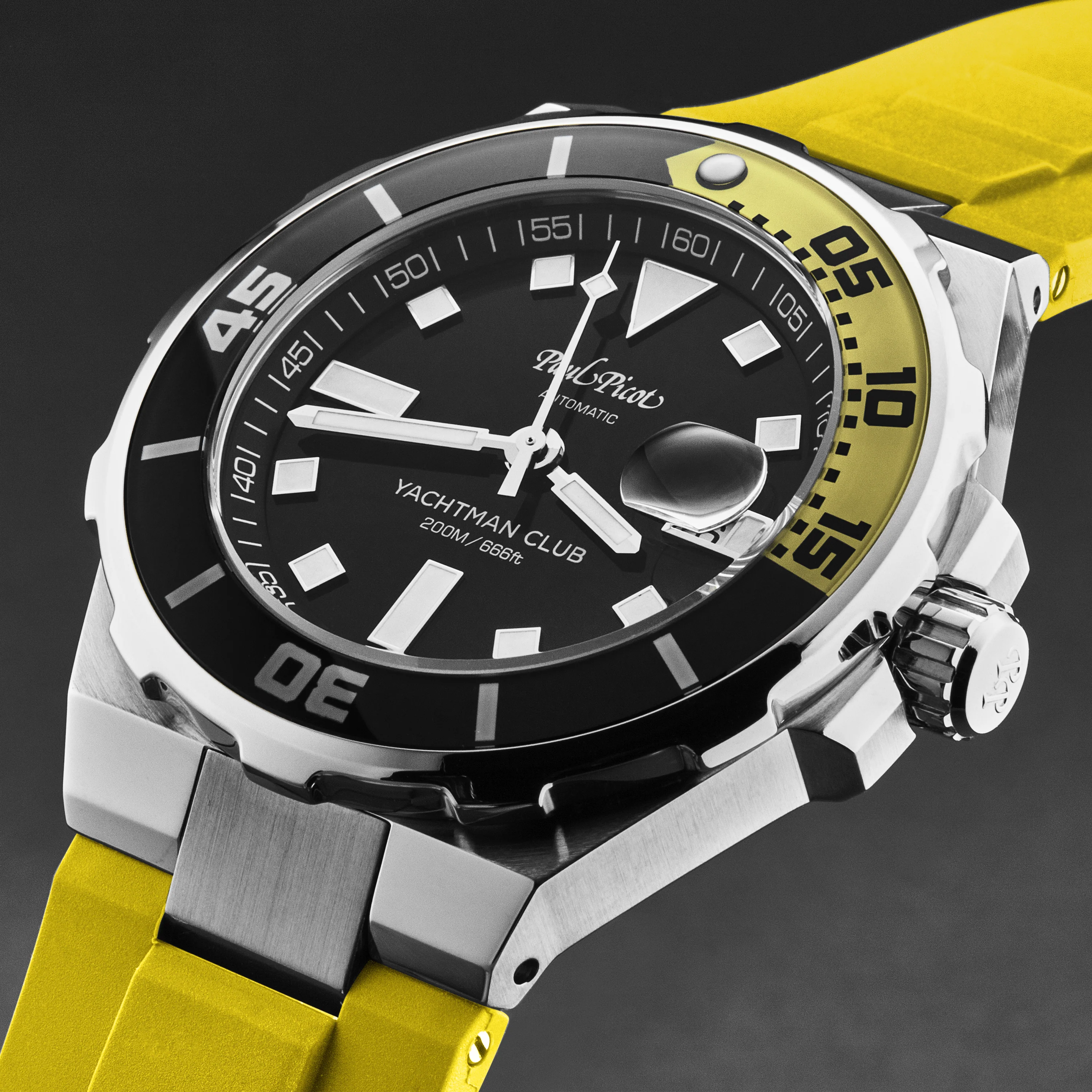 YachtmanClub P1251NJSG3614CM / Black | Black Dial - Image 2