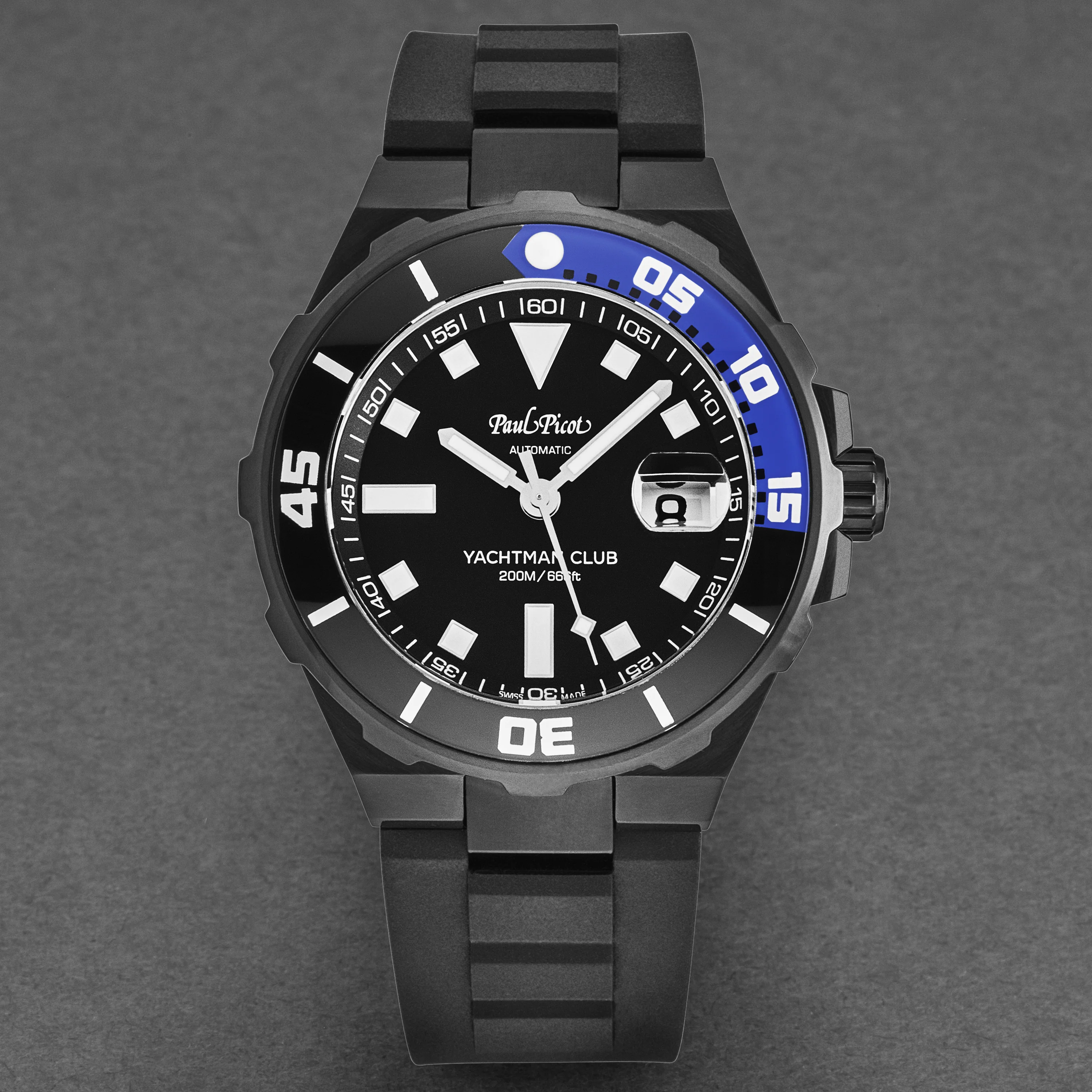 YachtmanClub P1251NNB3614CM1 / Black | Black Dial - Image 4