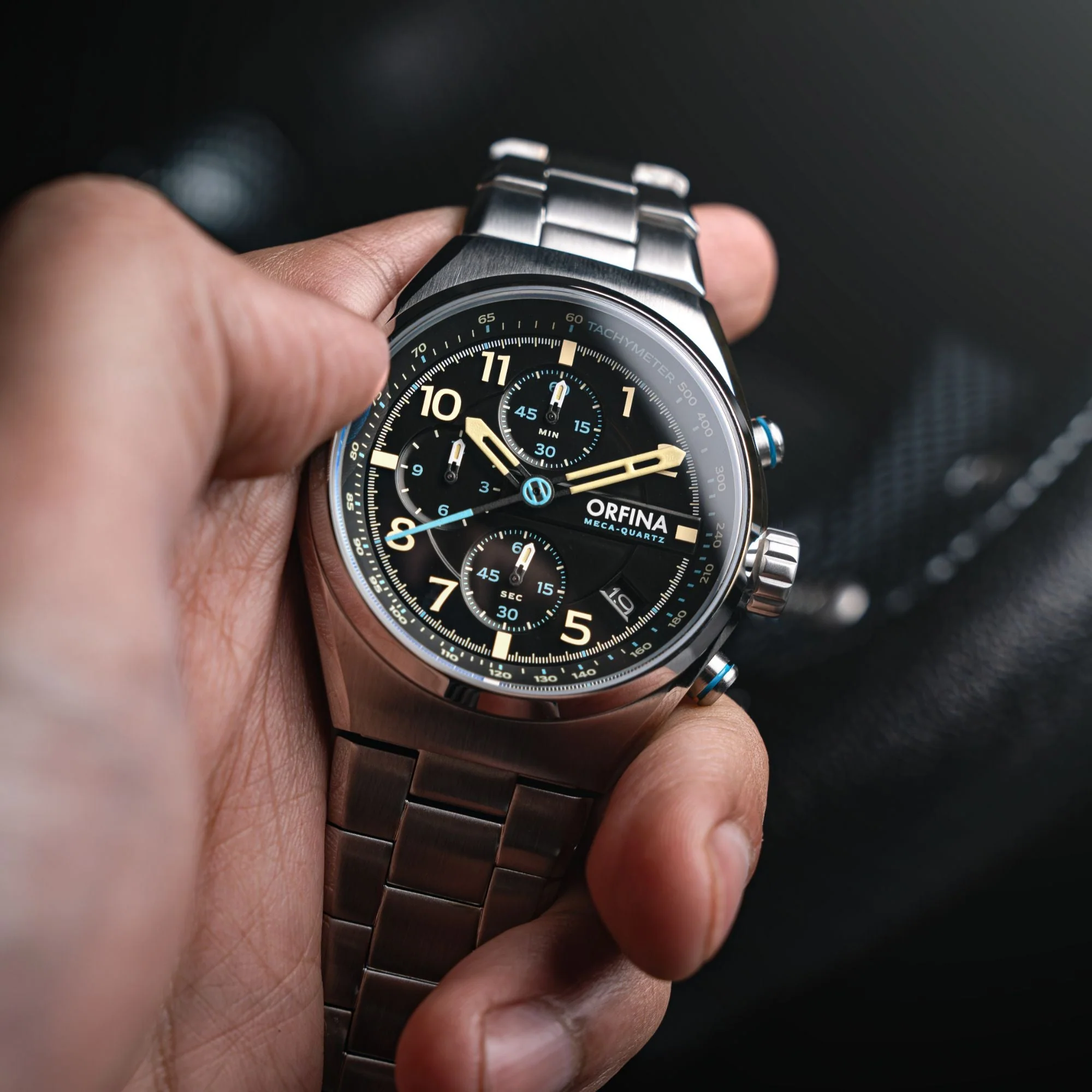 Zero-Two Chronograph Black /Stainless Steel | Black Dial - Image 2